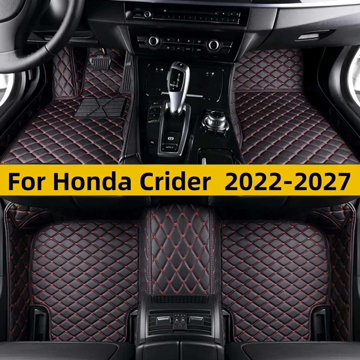 Custom Leather Car Floor Mat For Honda Crider 2022 2023 2024 2025 2026 2027 Auto Accessories Pads Car Foot Carpet