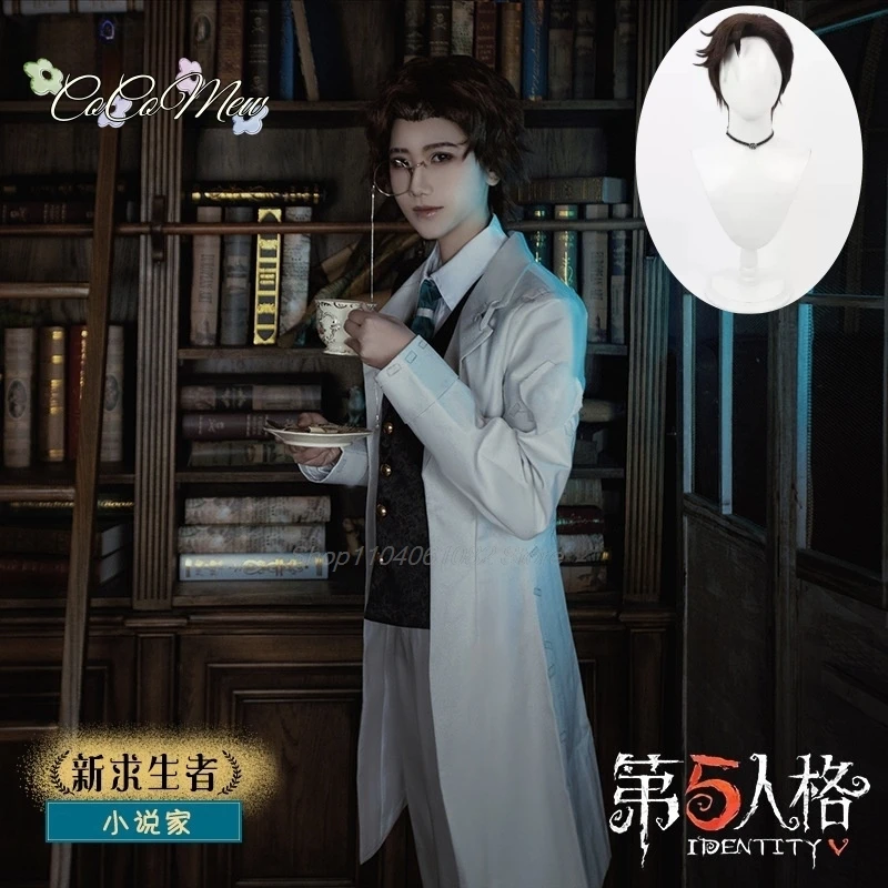 Identity V Cos Orpheus Novelist Cosplay Costume Cos Game Anime Party Uniform Hallowen Play Role Clothes Clothing New Full