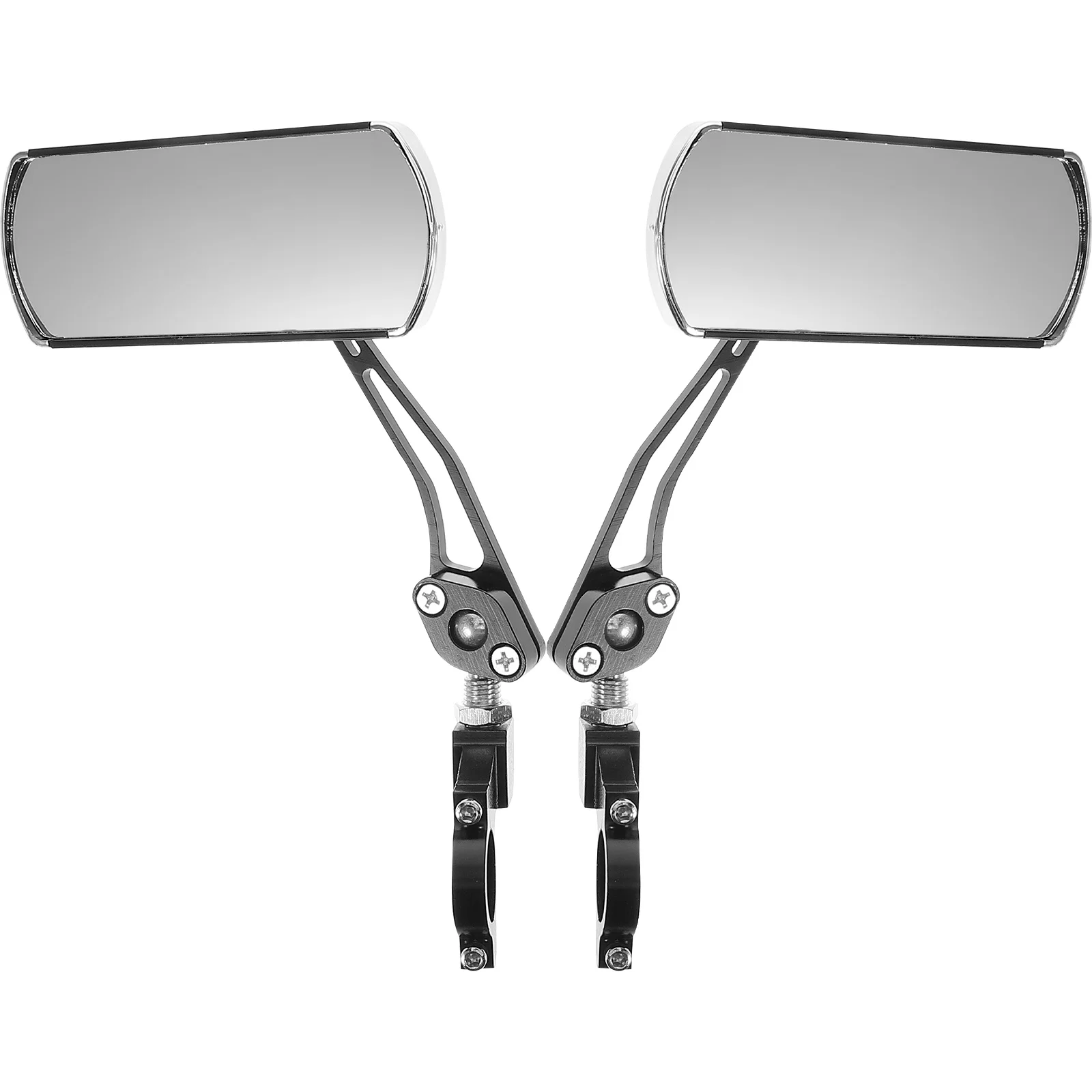 

Electric Bike Rearview Mirror Aluminum Alloy Universal Motorcycle Mirrors Handlebar Safety Mirror for Scooters Atv Motorcycles