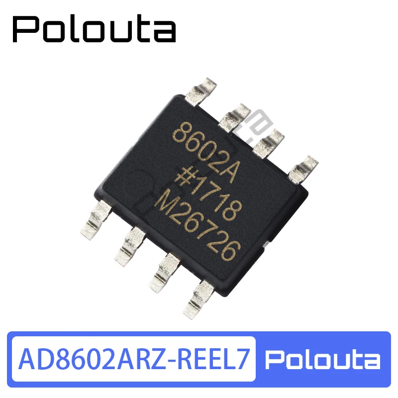 3Pcs AD8602ARZ-REEL7 8602A patch SOIC-8 Precision Operational Amplifier Polouta