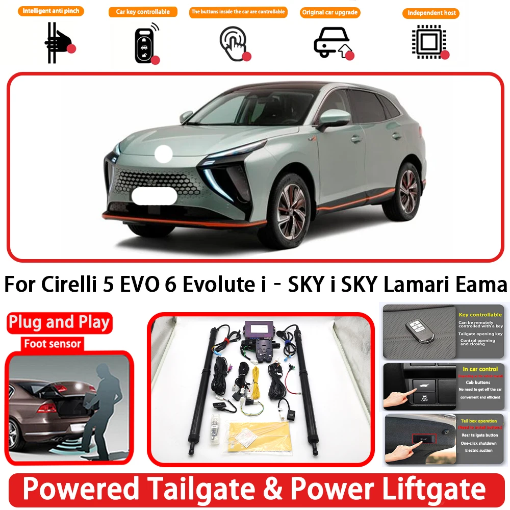 Pour Cirelli 5 EVO 6 Evolute i‑SKY i SKY Lamari Eama Système d'ouverture de coffre arrière motorisé OEM