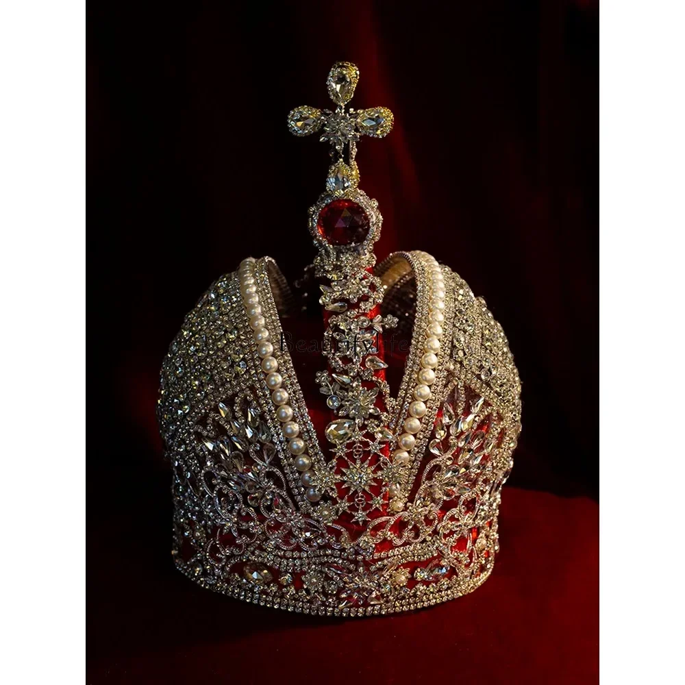 Exquisite Jewelry Bride Crown Lolita Gem Crown Photo Cane