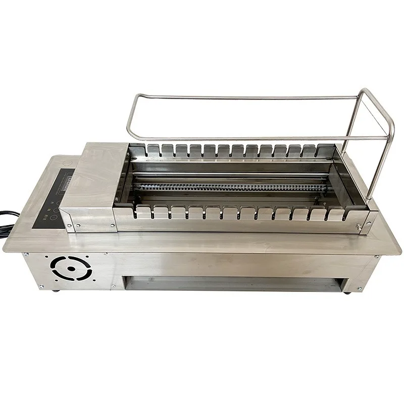 Commercial grill, smokeless auto-flip electric grill, grill