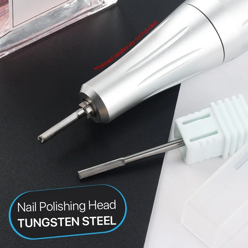 1 قطعة التنغستن الصلب المهنية مسمار مثقاب ملفات الأظافر هلام البولندية إزالة لدغ لآلة كهربائية أداة تنظيف البشرة #3