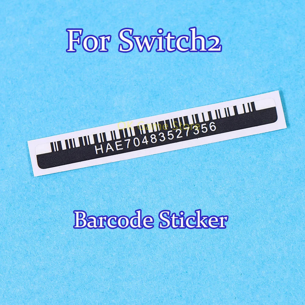 5PCS Replacement For Switch2 Barcode Sticker Label Anti-disassembly Bar Code Sticker For NS2 Switch2 Game Console Accessories