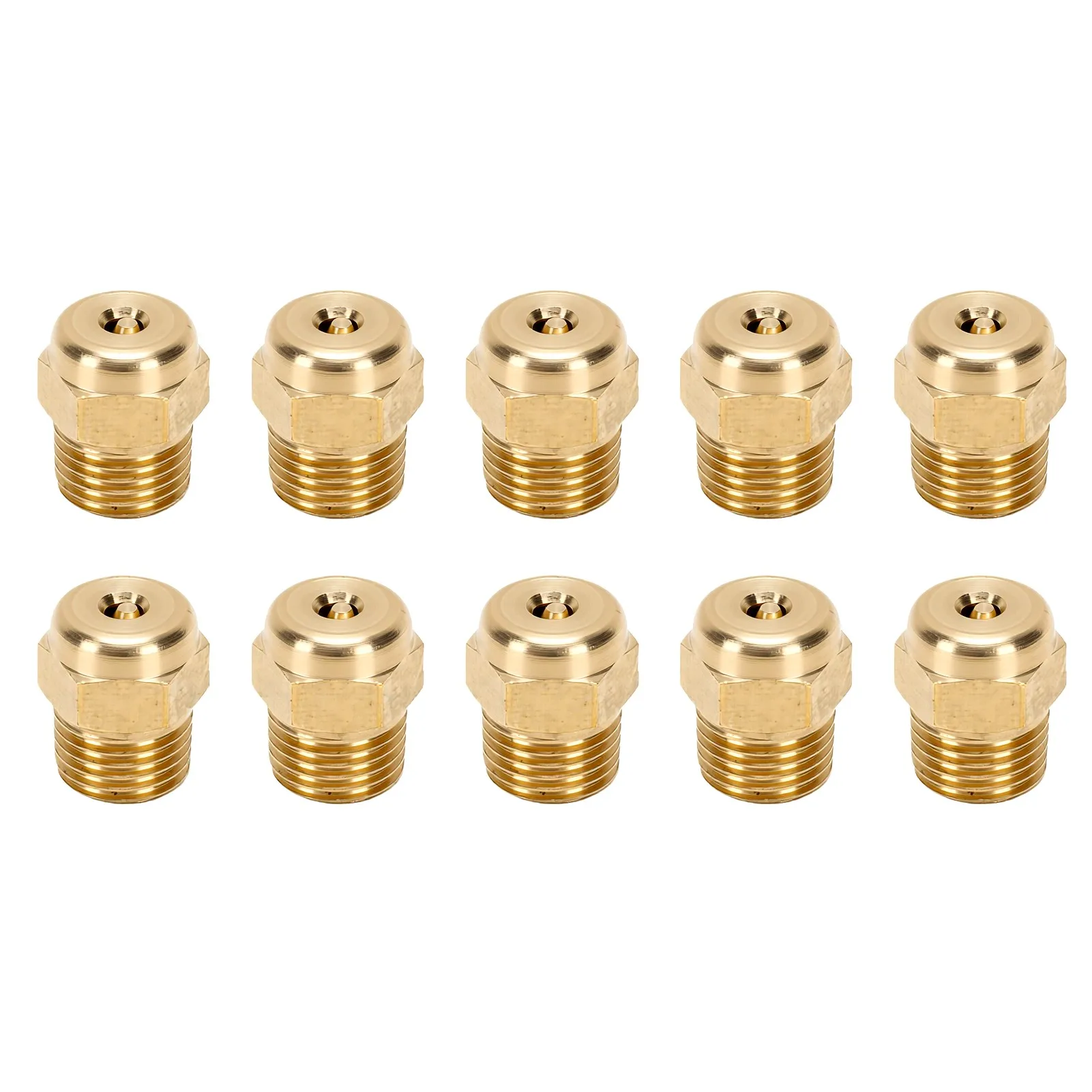 10PCS Air Compressor Cold Start Valves Reduce Startup Torsion Brass Unloading Valve 1/4 Inch NPT Male Thread 25PSI