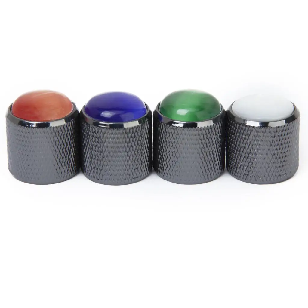 

3x Quality Steel & Volume Control Knobs for Electric Guitar You Pick Color