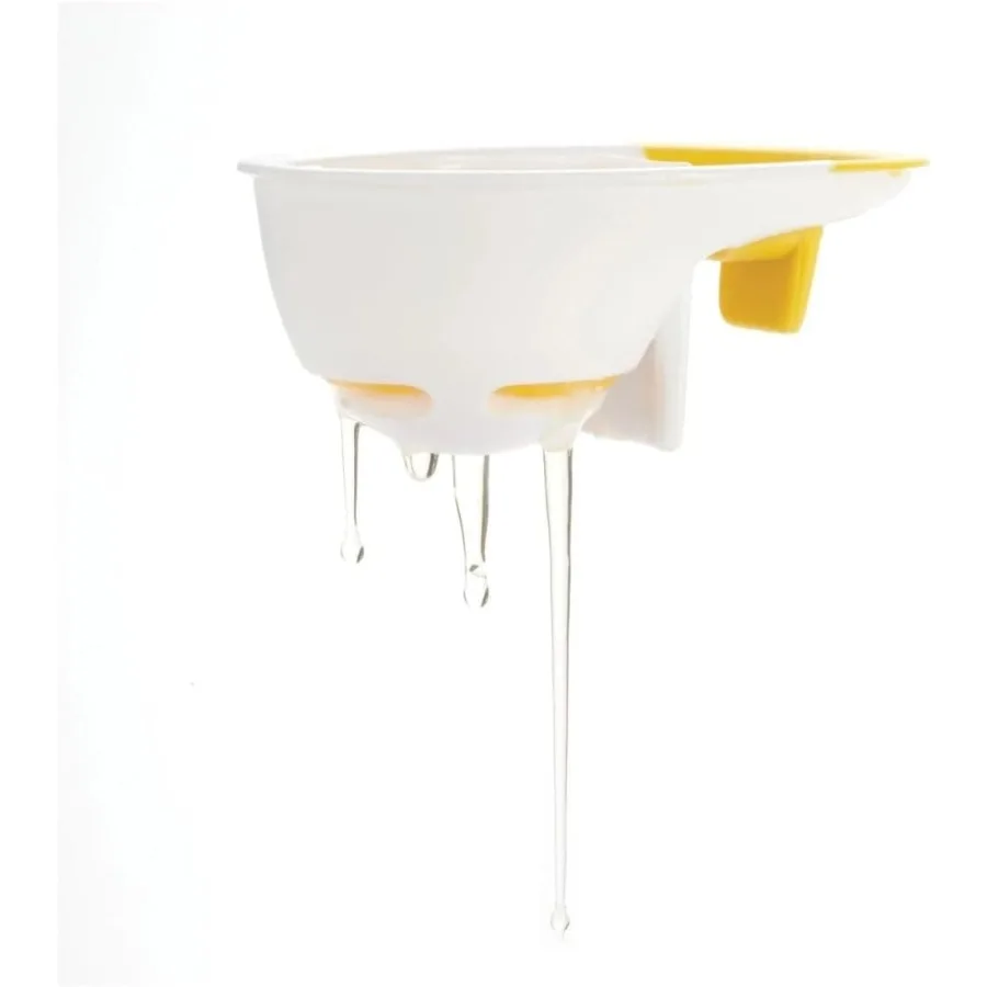 3-in-1-Eiertrenner für den Küchengebrauch: Effizientes und einfach zu verwendendes Werkzeug zum Trennen von Eierweißen und Eigelb mit Präzision beim Kochen