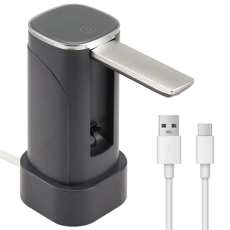 

B15C Foldable Automatic Water Pump Portable Electric Water Bottle Dispenser Pump With Large LED Display