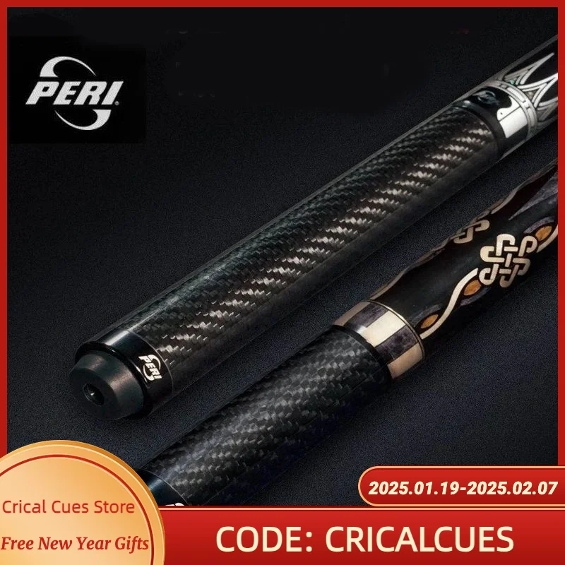 PERI-Carbon Fiber Pool Cue Extension, Acessórios de Bilhar Profissionais, Alta Qualidade, 200cm, 100cm