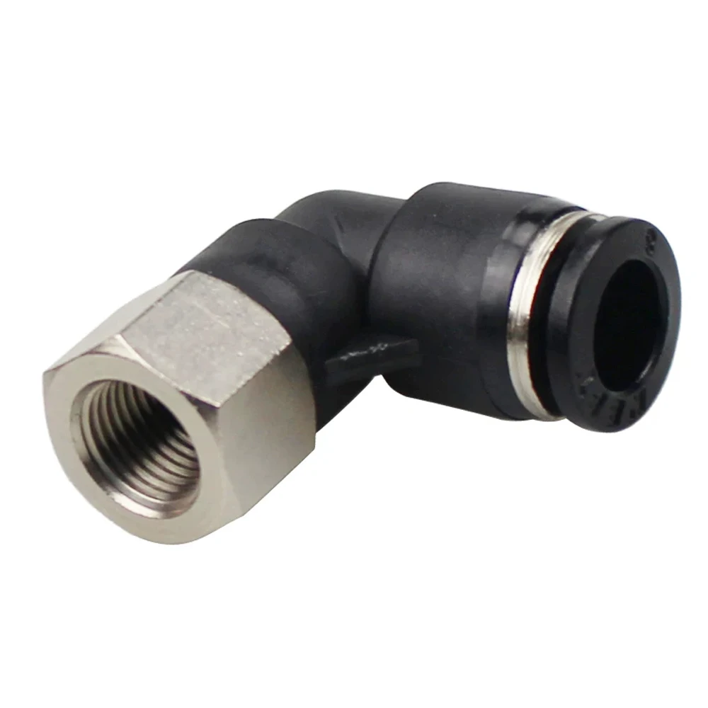 NPT American Made Internal Thread PLF Elbow Pneumatic Quick Connect NPT3/8 PU Hose Air Pipe Inch Pipe 5/32 