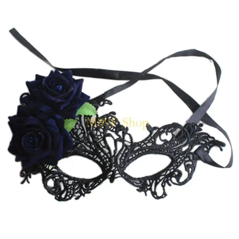 M89F Masquerade Mask Women Mask Pretty Elegant Halloween Mardi Gras Party