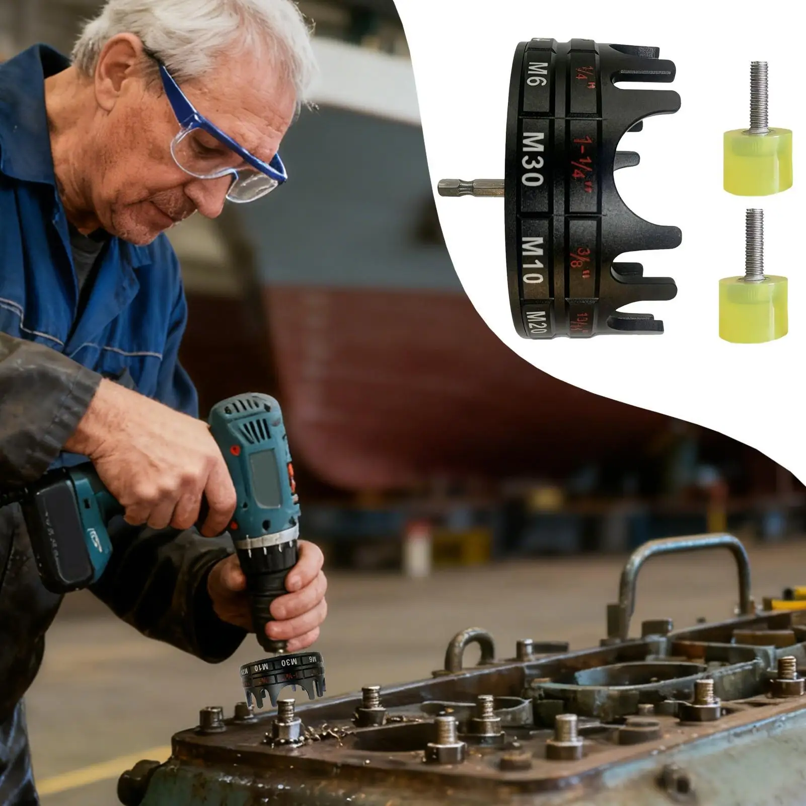 Porca corredor parafuso perfuração bit fixação prendedor de liberação rápida porca zíper ferramenta para broca para eletricista técnico manutenção