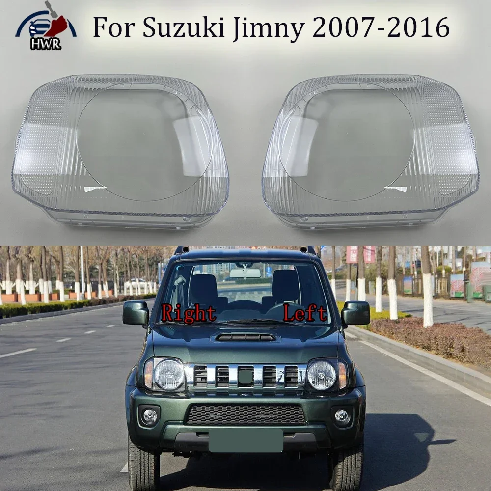 

For Suzuki Jimny 2007-2016 Headlight Cover Headlamp Shell Mask Transparent Lampshdade Lens Plexiglass Auto Replacement Parts