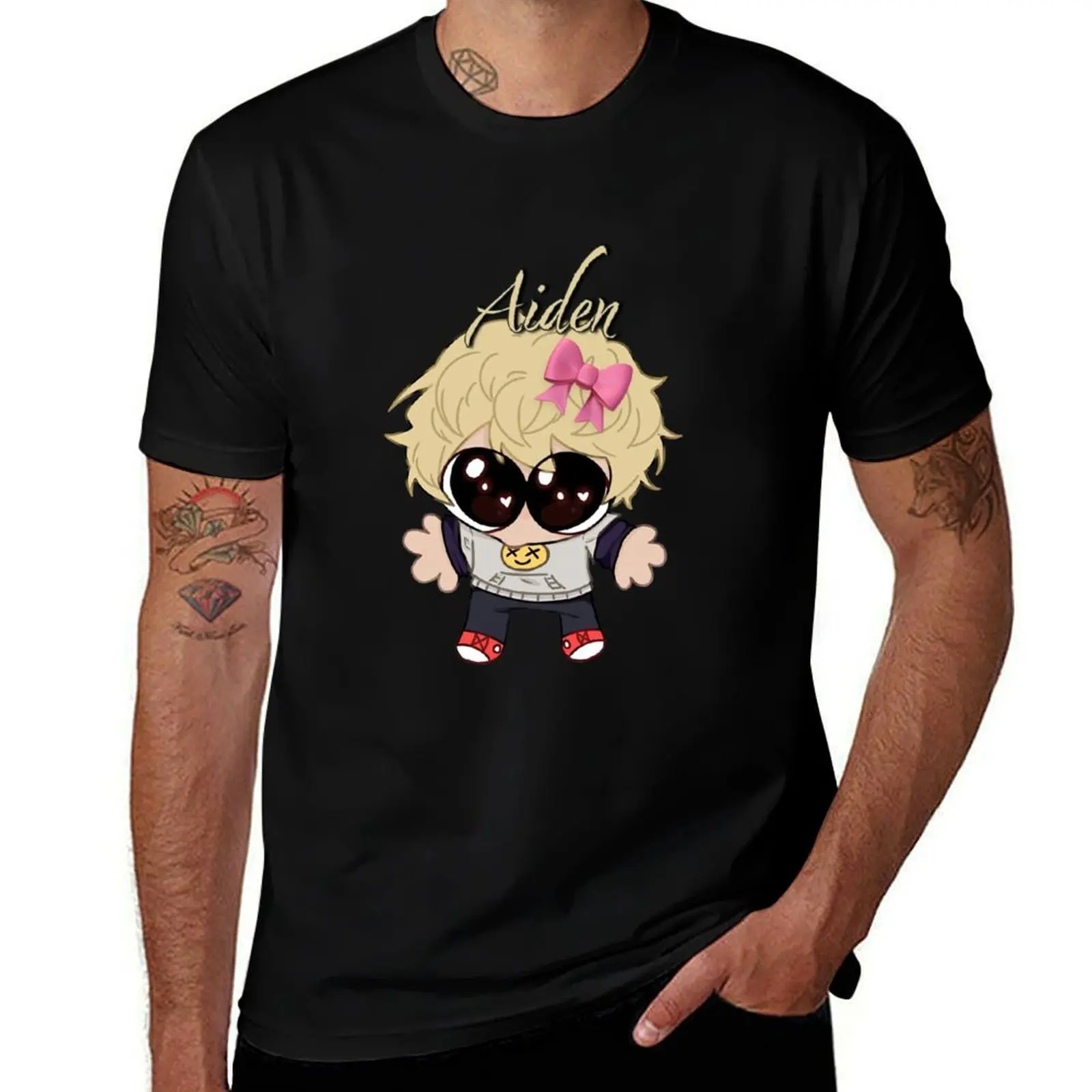 

Aiden Chipi Cute T-Shirt kawaii clothes quick-drying graphic tee shirt Personalized t-shirt shirts men graphic