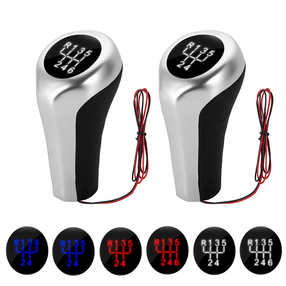 

Gear Shift Knob With LED 5 6 Speed MT Shifter Stick Lever for BMW E90 E91 E92 E93 E30 E36 E46 F30 E34 E39 E64 E87 E88 X1 X3 X5