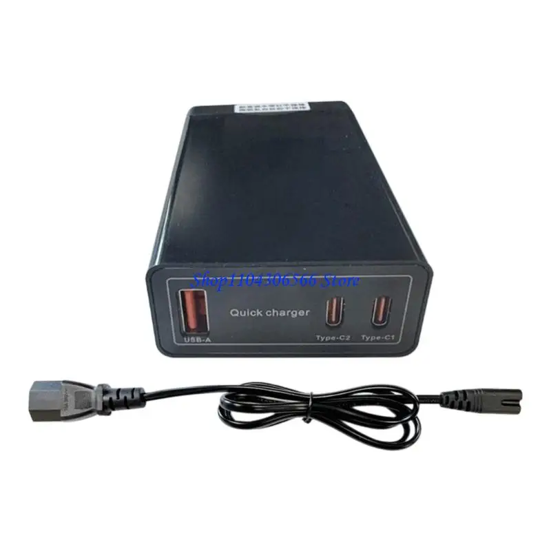 02DD 3Port Ebike USB Double Type C Port Adapter For 36V 48V 60V 72V 84V Electric Vehicles And Motorcycles