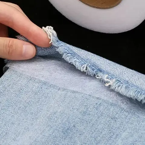 Black White Double-sided Interlining Adhesive Fabric Clothes Iron On Hem Tape Interlining Web DIY Sewing Patchwork Acces