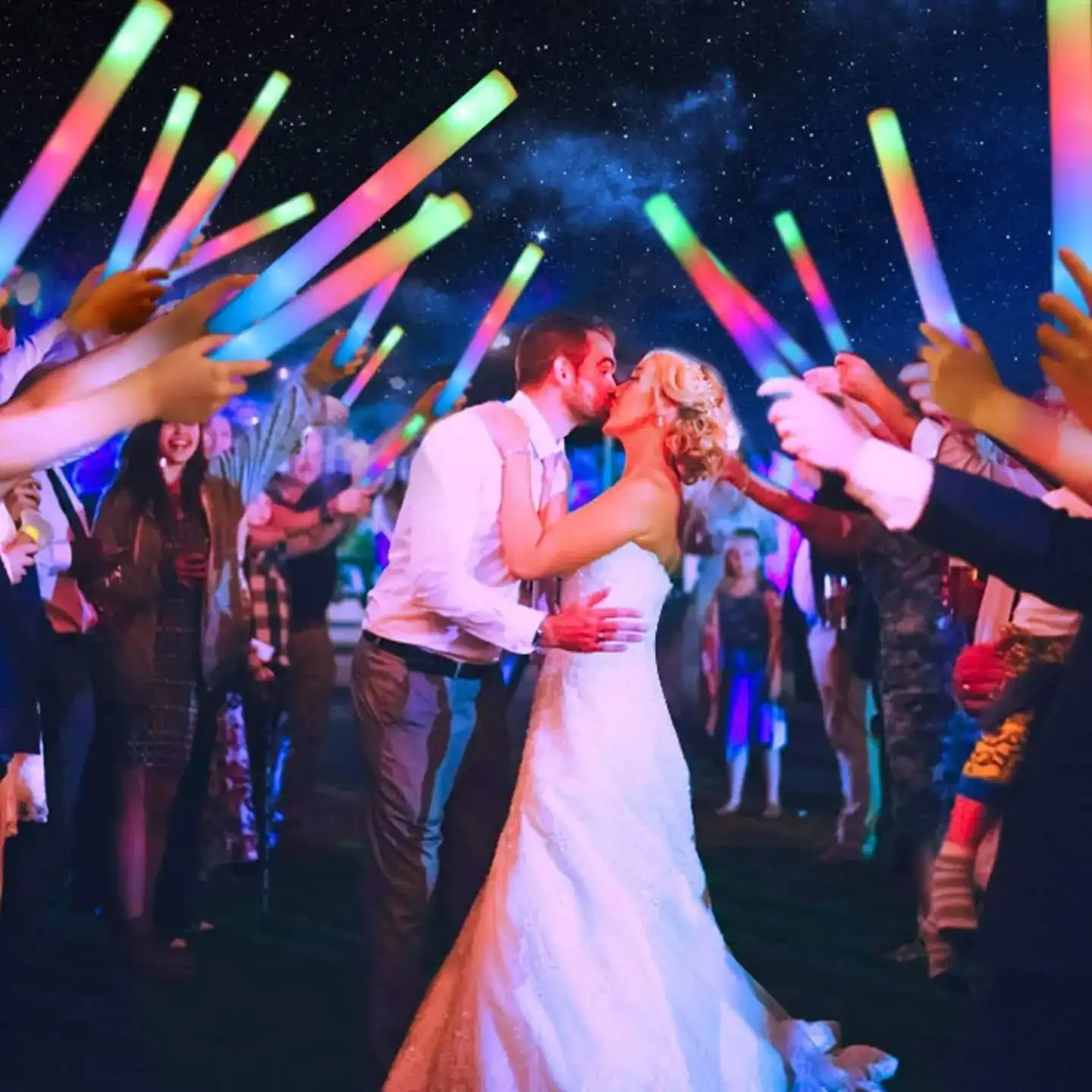 

10/20pcs LED Foam Glow Sticks,Party Lights for Wedding Birthday Carnival Concert,Glow in The Dark Party Supplies,Bulk Glow Stick