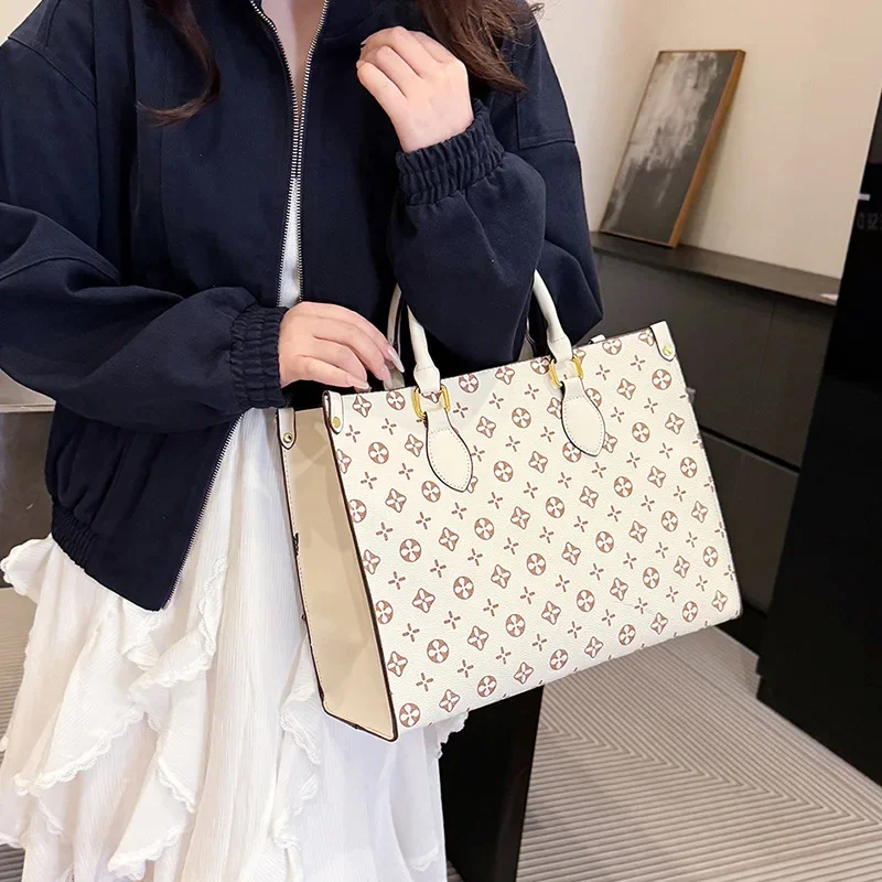 

Women's 2025 Premium Tote Handbag - Cross-border Spring New Trend, Classic Versatile Niche Design Shoulder Bag