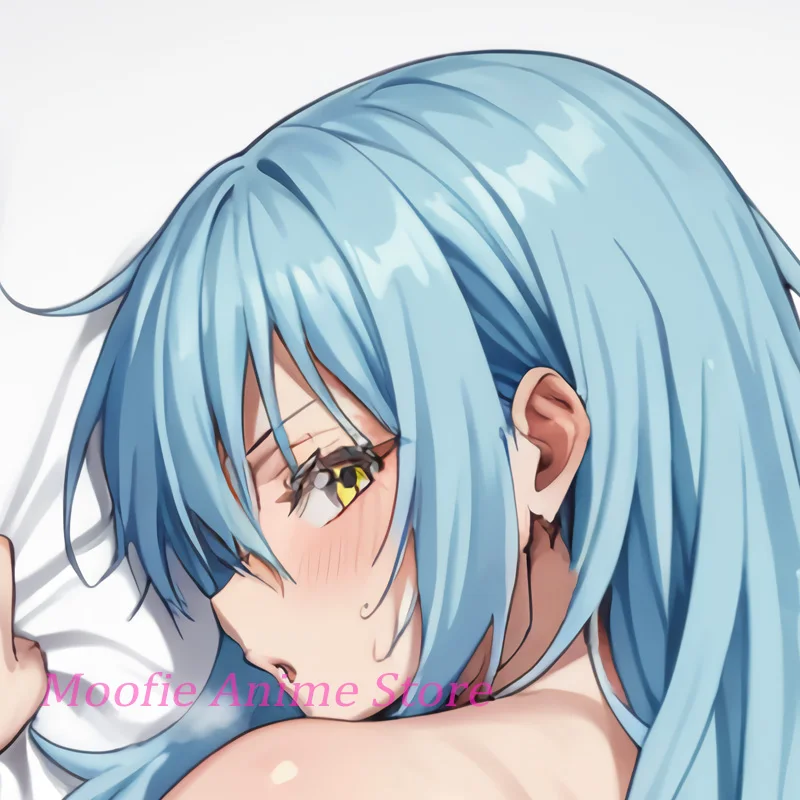 Anime Pillowcase Rimuru Tempest Dakimakura Double-Sided Life-Size Print 2WAY Body Pillow Cover