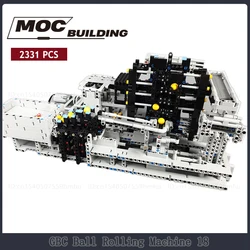 GBC Module GBC Ball Rolling Machine Model MOC Building Blocks DIY Technology Assembly Bricks Toys Collection Creative Ideas Gift