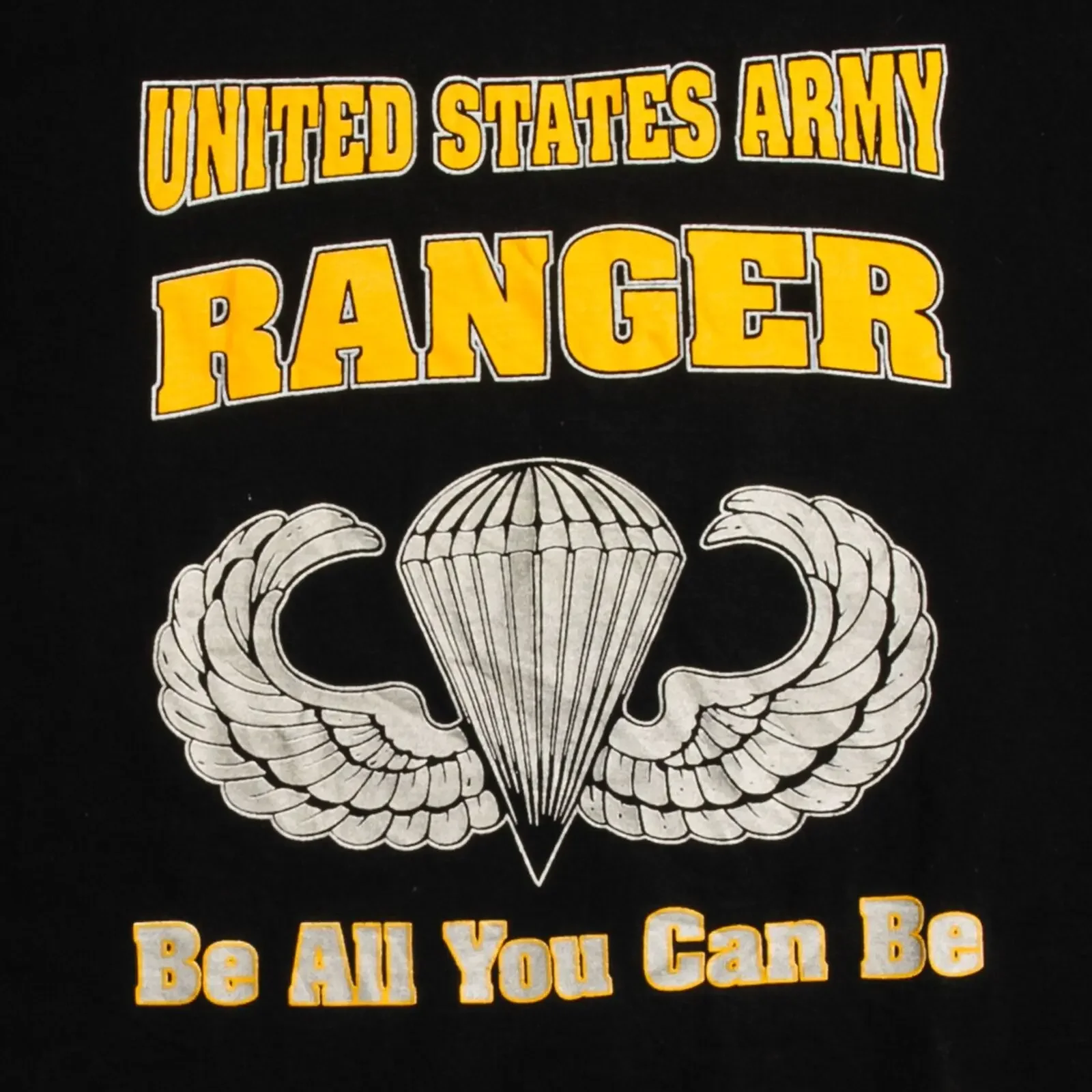Be All You Can Be Ranger US Army 90's T-Shirt Men's 100% Cotton Casual T-shirts Loose Top Size S-3XL