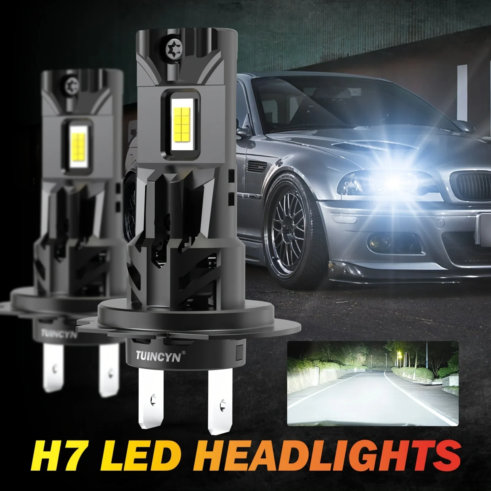 2x High Power H7 Led Headlight Canbus H18 Car Bulb 6000K White Light Moto Turbo Diode Lamp 12v 55w For Mazda MX-5 Mk3 2005~2023