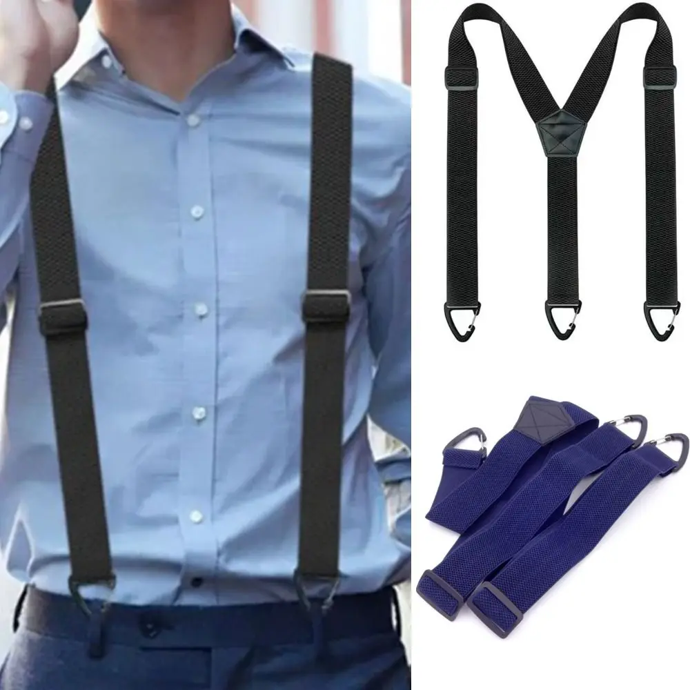 Adjustable Hidden Suspenders Y-Style Non-slip Clamp Invisible Suspenders Black Color Invisible Under Shirt Suspenders