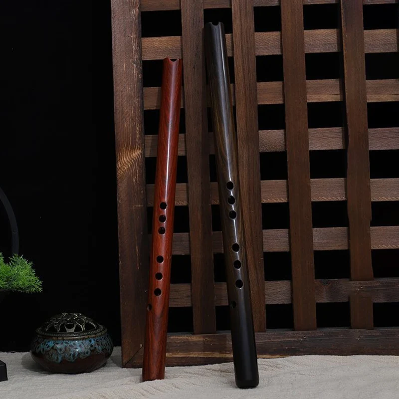 

Red Sandalwood Flute Professional Vertical Blowing Xiao Adult Beginners Short Xiao Chinese Folk Woodwind Musical Instruments