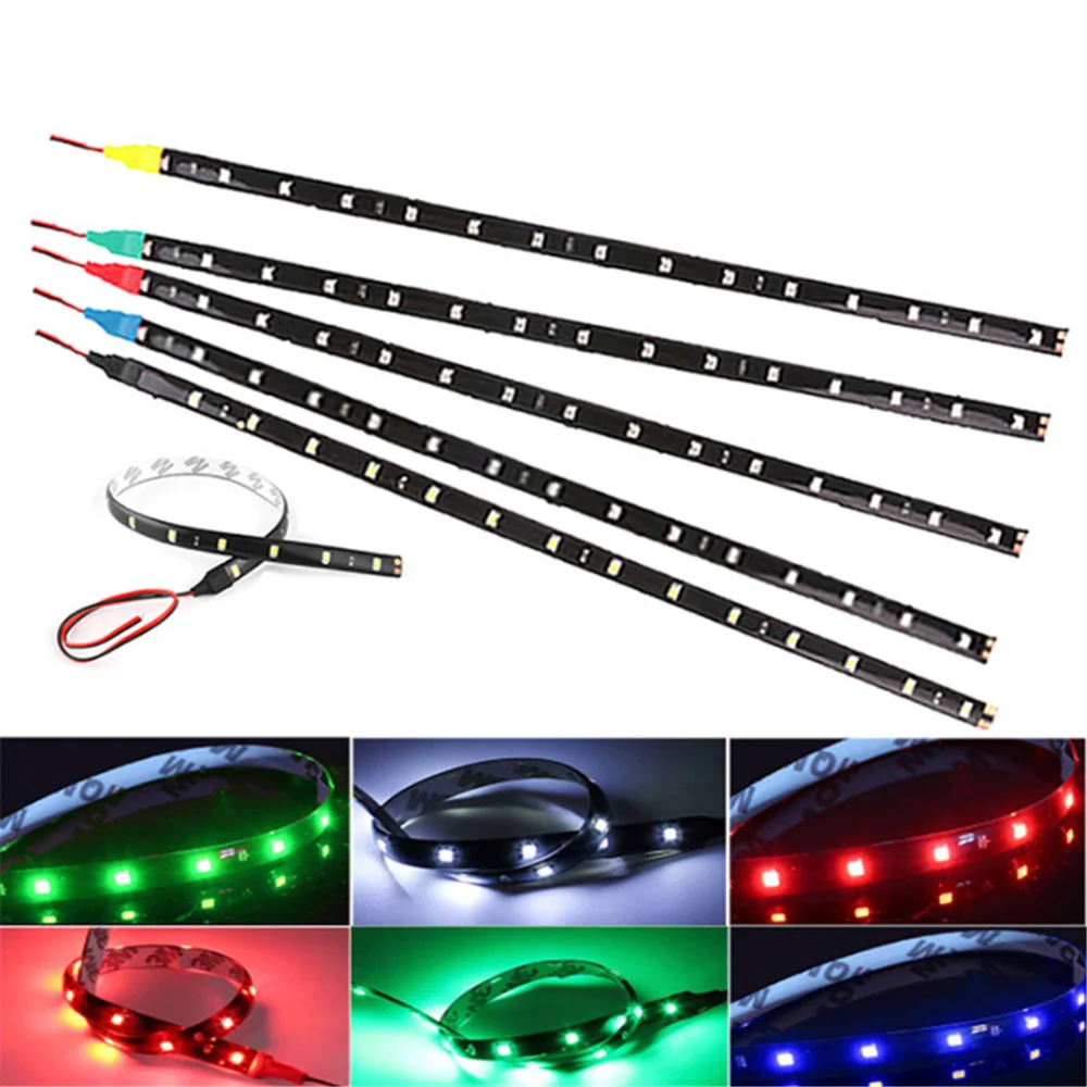 2x Car Led Strip DIY Bulb Atmosphere for Toyota Prius Levin Crown Avensis Previa FJ Cruiser Venza Sienna Alphard ZELAS