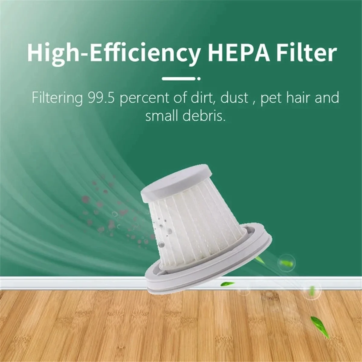 Aspirador de pó portátil Xiaomi Mijia, Peças filtrantes Hepa, Mini substituição sem fio, Peças para casa e carro, SSXCQ01XY H13