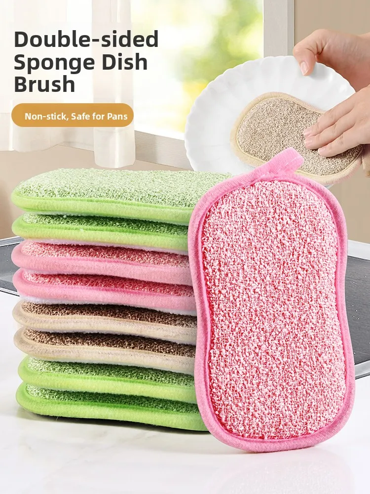 Paño de Limpieza Mágico Nano, Esponja Especial para Cocina, Estropajo para Tazones, Esencial para el Hogar, Eficiente y Duradero