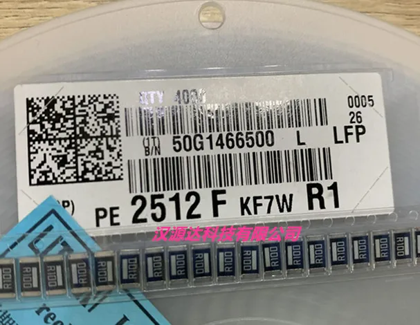 100 قطعة/الوحدة PE2512FKF7W0R1L 2512 R100 0.1R 1% 2 واط رقائق الإلكترونية الجديدة #1
