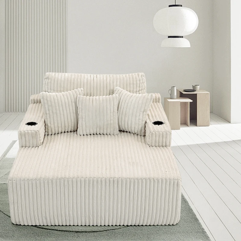 Sofa Lightweight Compressed Sofa Bed Boneless Design for Living Room and Small Room Upholstered Sofa Bed with Cup Holders