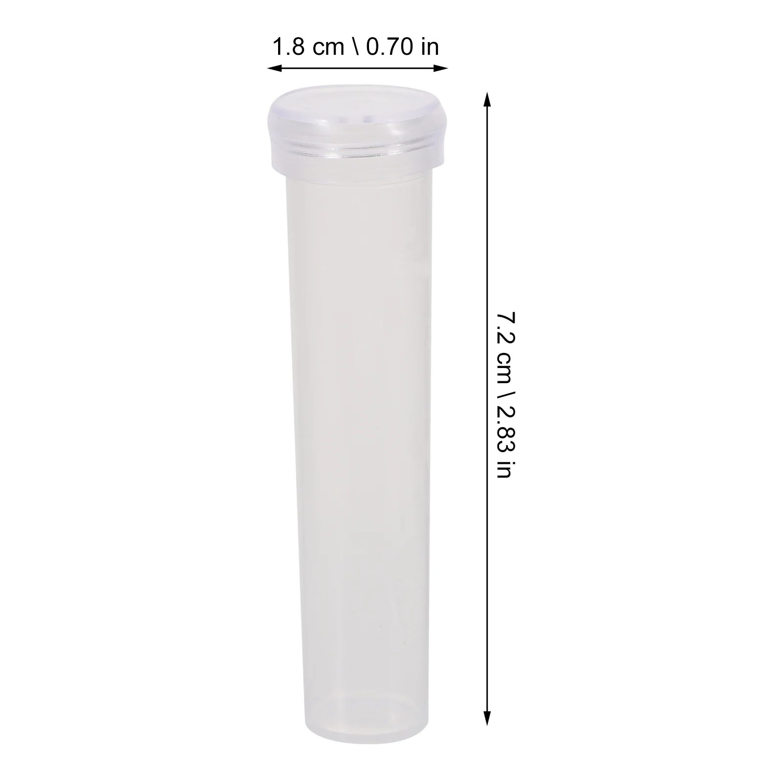 100 Pcs Flower Pot Florist Supplies Water Container Tube Drinking Bottle Nutrition