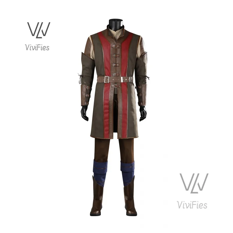 

Baldur Wyll Cosplay Costume BG3 Cosplay Outfit Wyll Coat Shirt Pants Gate 3 Fancy Dress Full Set and Individual Items Are Sold