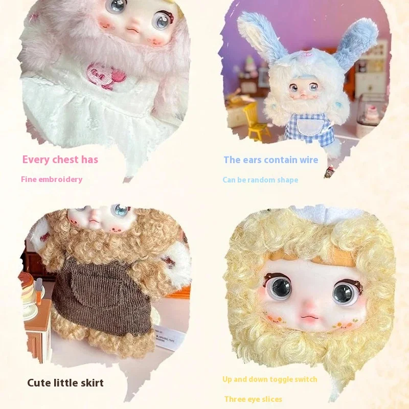 

Nommi V5 Puppy Diary Series Blind Box - Cute Vinyl Plush Doll Bag Pendant Ornament Mystery Gift for Girls