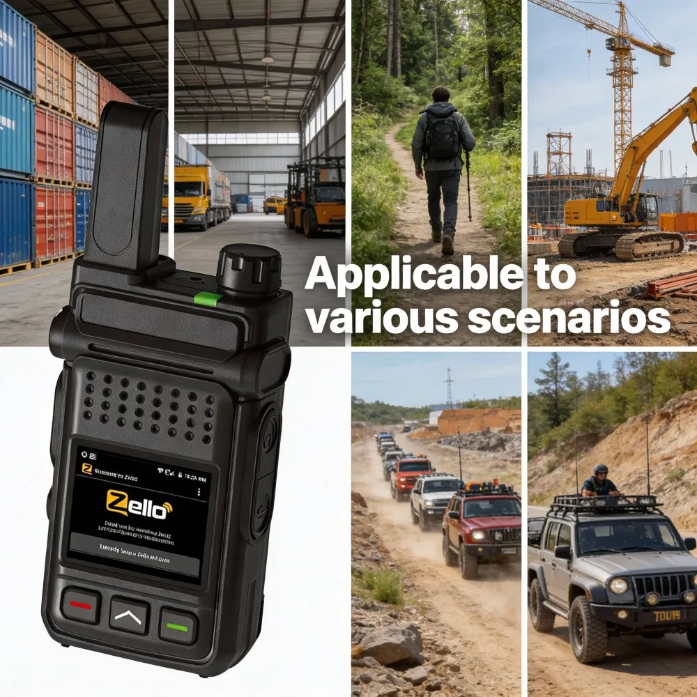 Source ZELLO 5000 kilometers nationwide insert card global walkie-talkie foreign trade walkie-talkie outdoor 4G