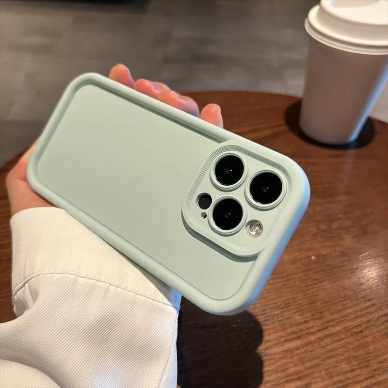 Modische Candy-Farbene Stoßfeste Handyhülle für iPhone 18 16 15 14 13 17 Pro Max Plus 18Pro 17Pro Stylische Verstärkte Weiche Schutzhülle – Detail 7