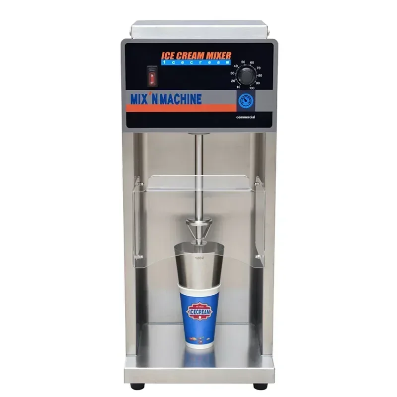 10000rpm Milkshake Machine Frozen Dessert Mixer Soft Ice Cream Mixer Blizzard Machine Smoothie Shops Ice Cream Shop Equipment