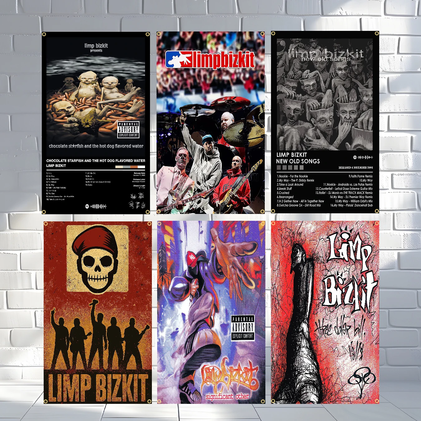 60x90cm 90x150cm Heavy Metal L-Limp Band B-Bizkit Rap-Metal Music Album Flags Polyester Printed Banner For Home Decoration