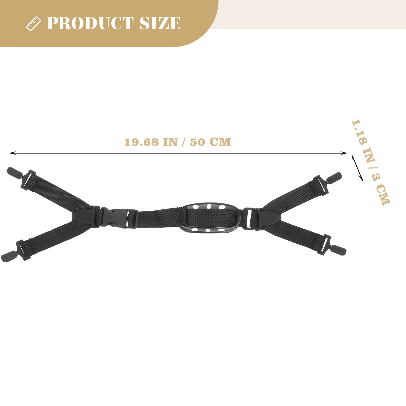 Elastische Kinband Veiligheidshelm Hoeden Elasticiteit Rijden Verstelbare Kinband