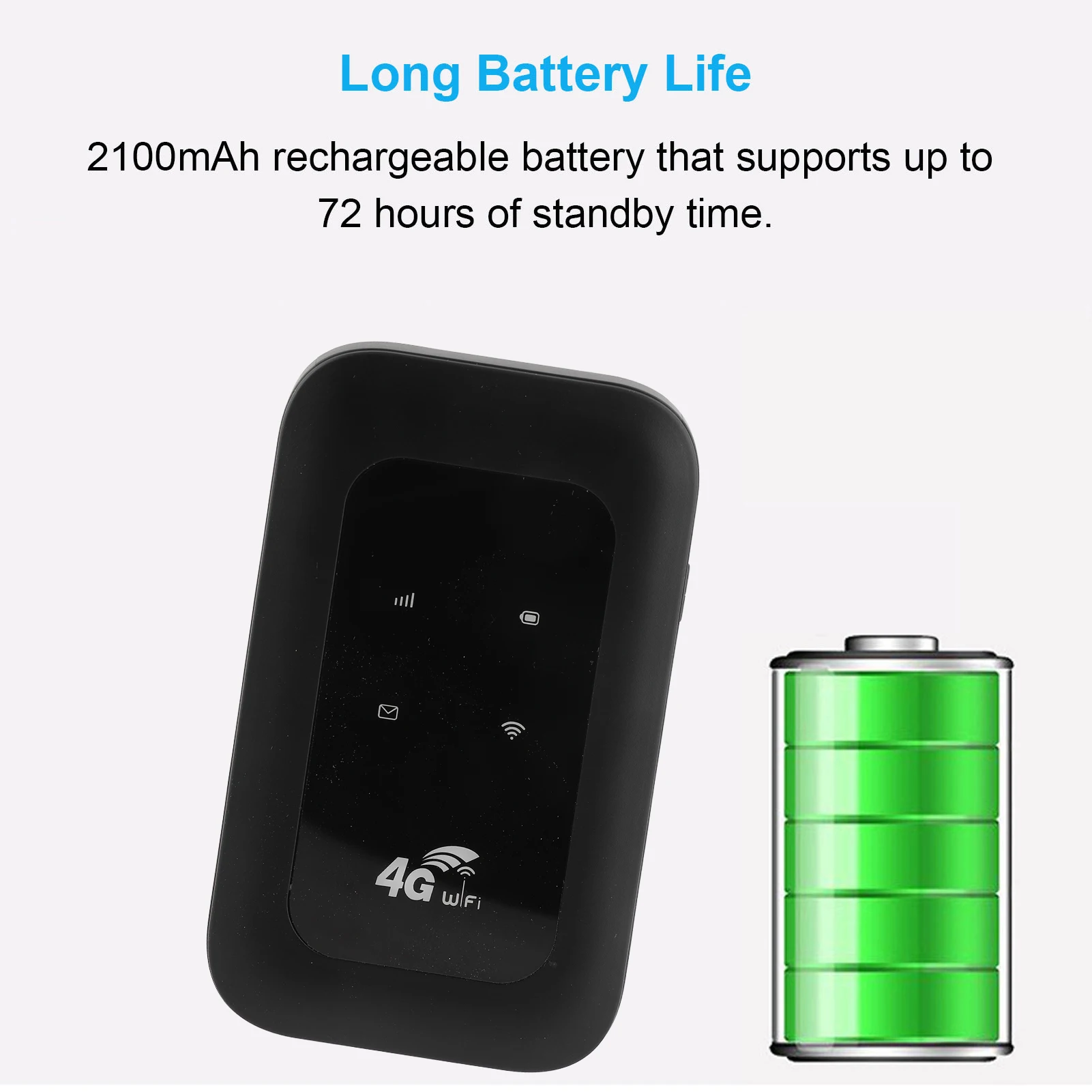 아시아용 4G LTE 모바일 와이파이 핫스팟 라우터 150Mbps 다기능 고속 지원 10명 사용자 연결 4G 휴대용 와이파이