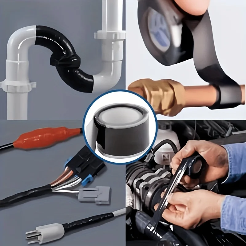 1pc Super Strong Waterproof Stop Tape Leaks Seal Repair Performance Silicone Adhesive Insulating Duct Water Pipe Repair Tapes
