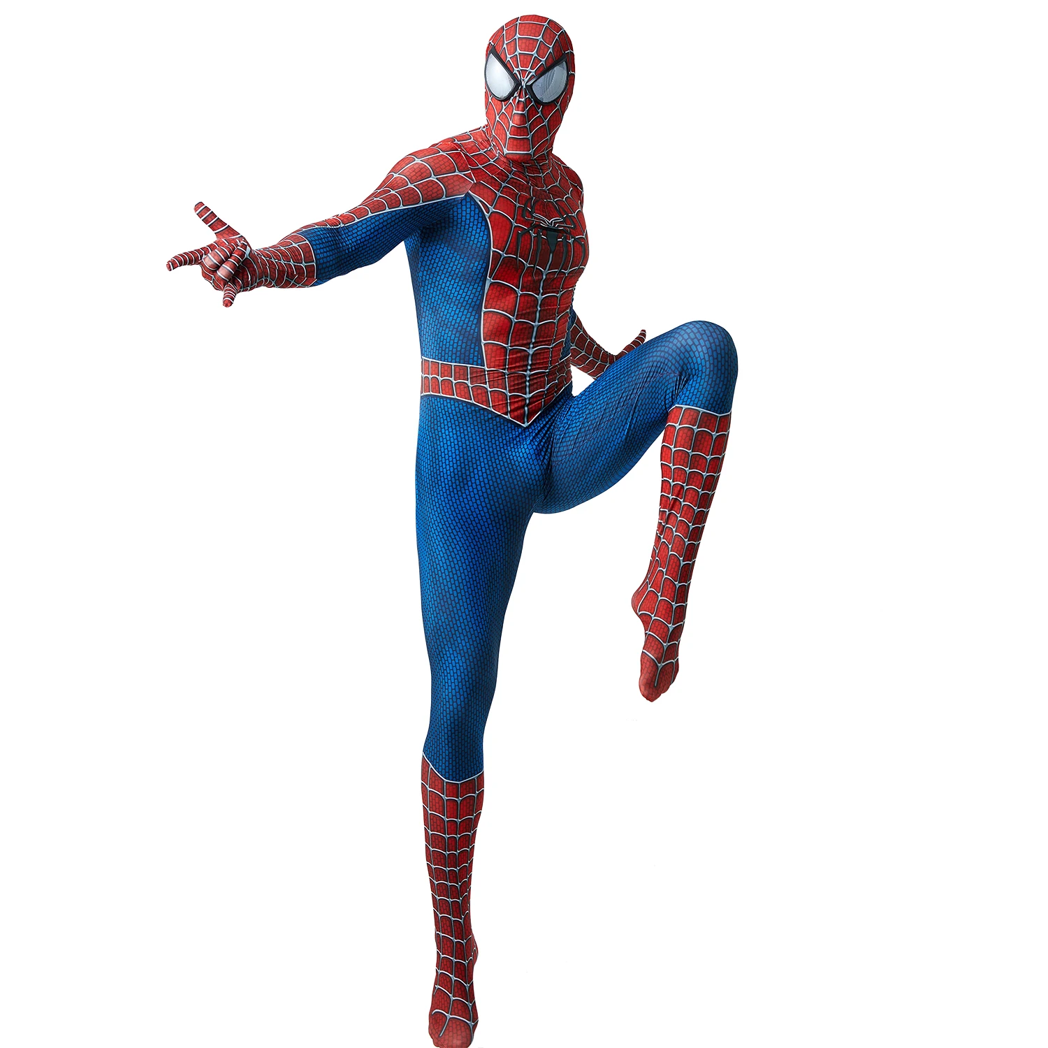 

Adult Spiderman Costume Deluxe Quality Superhero Costume Cosplay for Men Halloween Costume for Adult