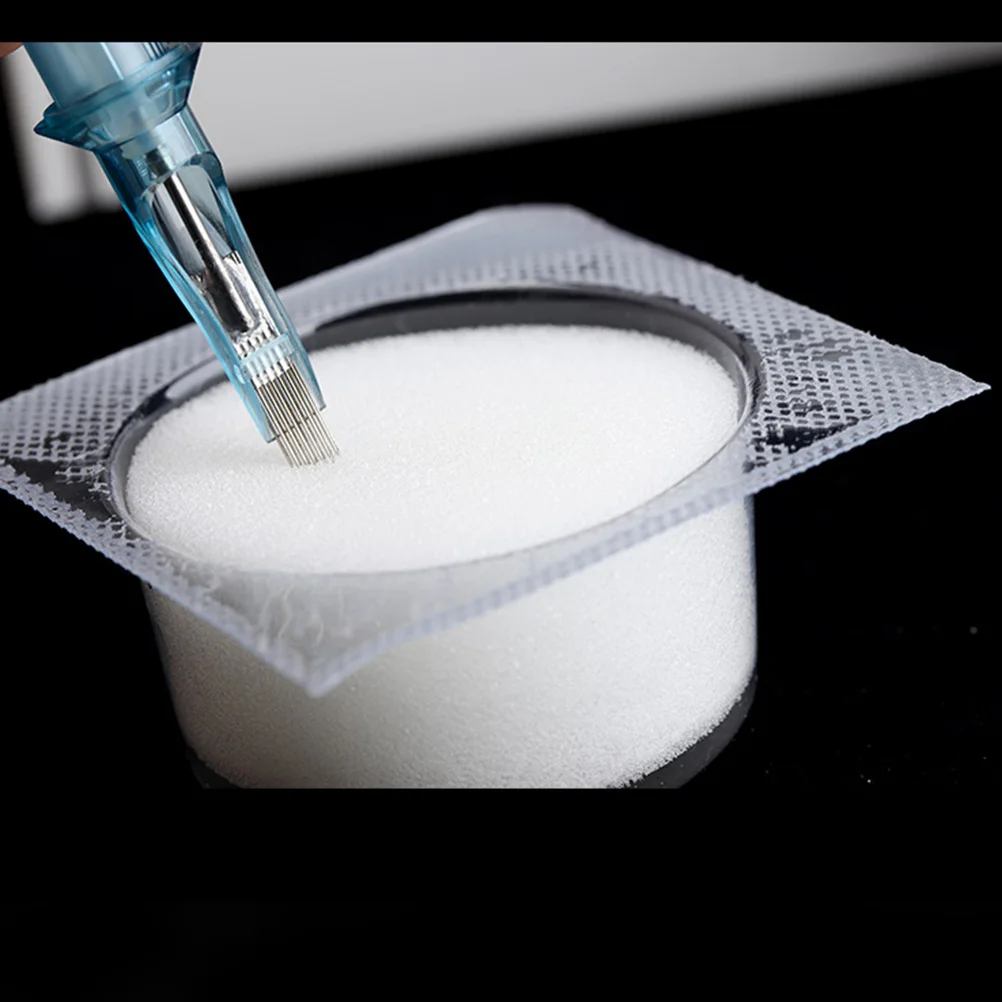 

18Pcs Needle Cup Tattoo Cleaning Tools Individually Sealed Dip Caps for Blending Diluting Ink Easy Disposal No Mess