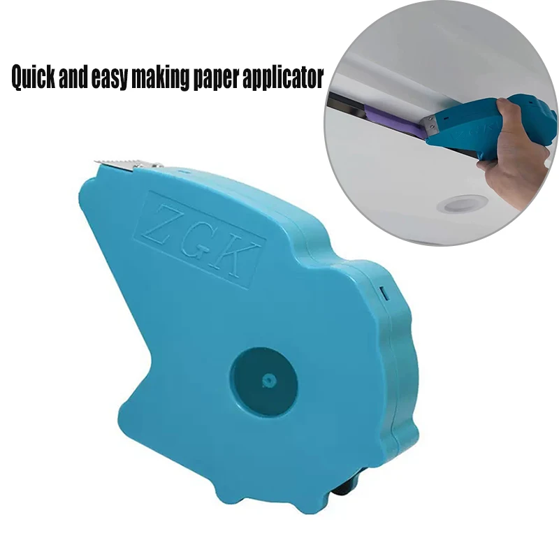 Verbeterde Painter Masking Tape Applicator Machine Tape voor reparatie en verfraaiing van scheuren in tegels Plakband met tape-snijgereedschap