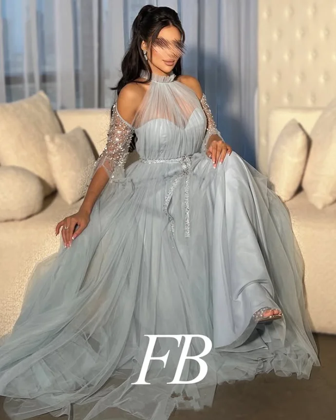 Silver Sparkly Customized Jersey Pleat Evening Gown with Sleeve Cape crystal beaded Bespoke Prom Occasion Dress Pastrol Unisex