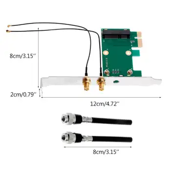 Bezdrátový adaptér Mini Pcie na PCI-E 1X Wifi s podporou Mini PCI 6 nejlepší prodej PCI ISA adaptér - №5